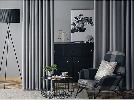 Amazon Co Jp ドレープカーテン グレー 遮光率90 ウォッシャブル 機能性 室内の暖かい空気をカーテンでキープ アールデコ 布 カーテン 夜も透けにくいミラーレースカーテン 優雅 1枚セット 清潔 ブルー 防炎カーテン リビング用 部屋模様替え 防音カーテン 2 5 2 7b