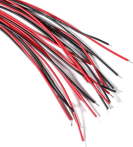 Miniatura 8 de Paquete de 20 (10 blancos + 10 rojos) de 12 V RC para coche, diodos emisores de luz, faros delanteros, bombillas de 0.394 in, ultra brillante,