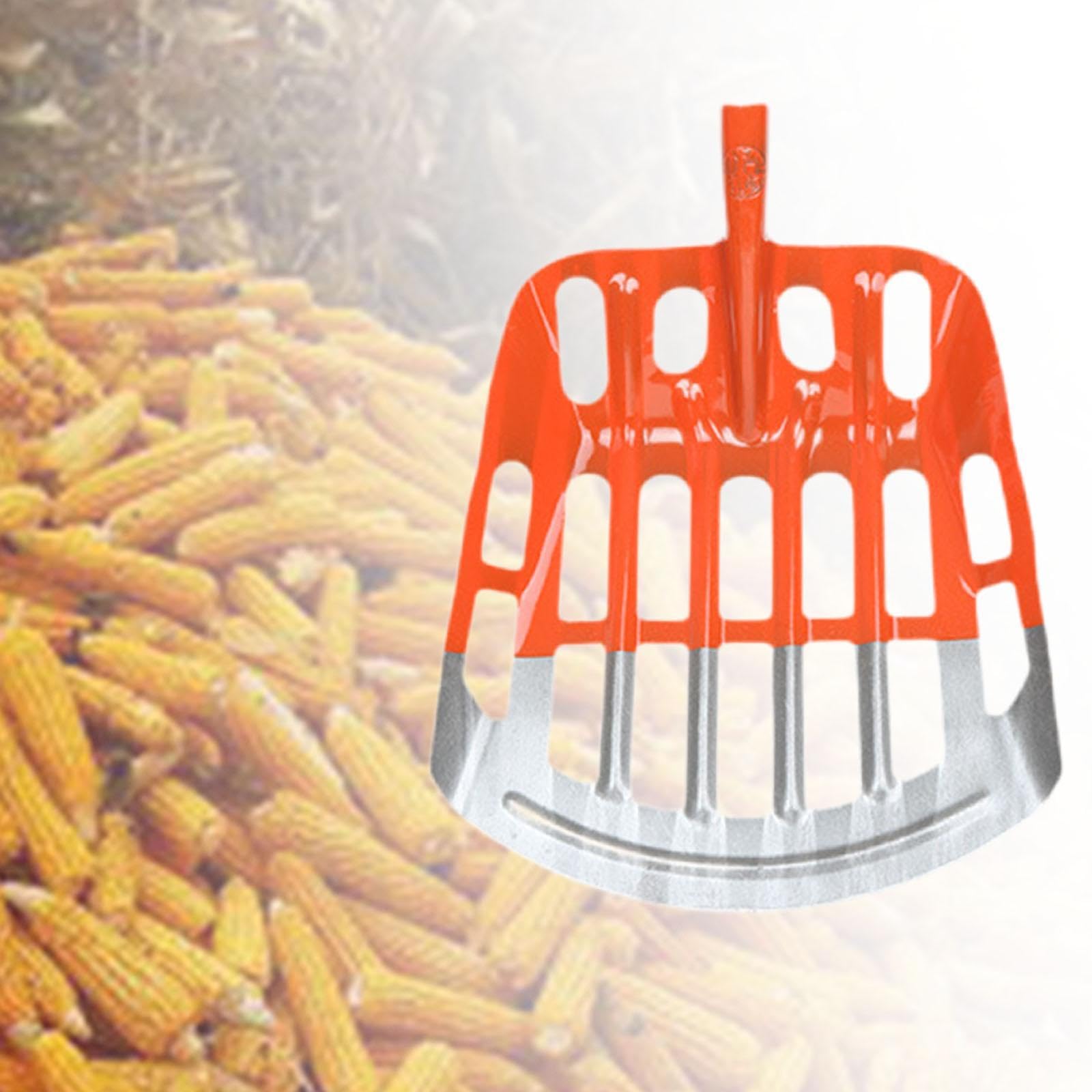 Cabezal de Pala de Grano para Cultivos Herramienta de Siembra Y Pala de Acero Portátil Y Robusto Adecuado para Regalar a Aficionados a la, 39 Cm X 51 Cm