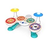 Baby Einstein Together in Tune Drums​ Safe Wireless Wooden Musical Toddler Toy, Magic Touch Collection, Age 12 months+