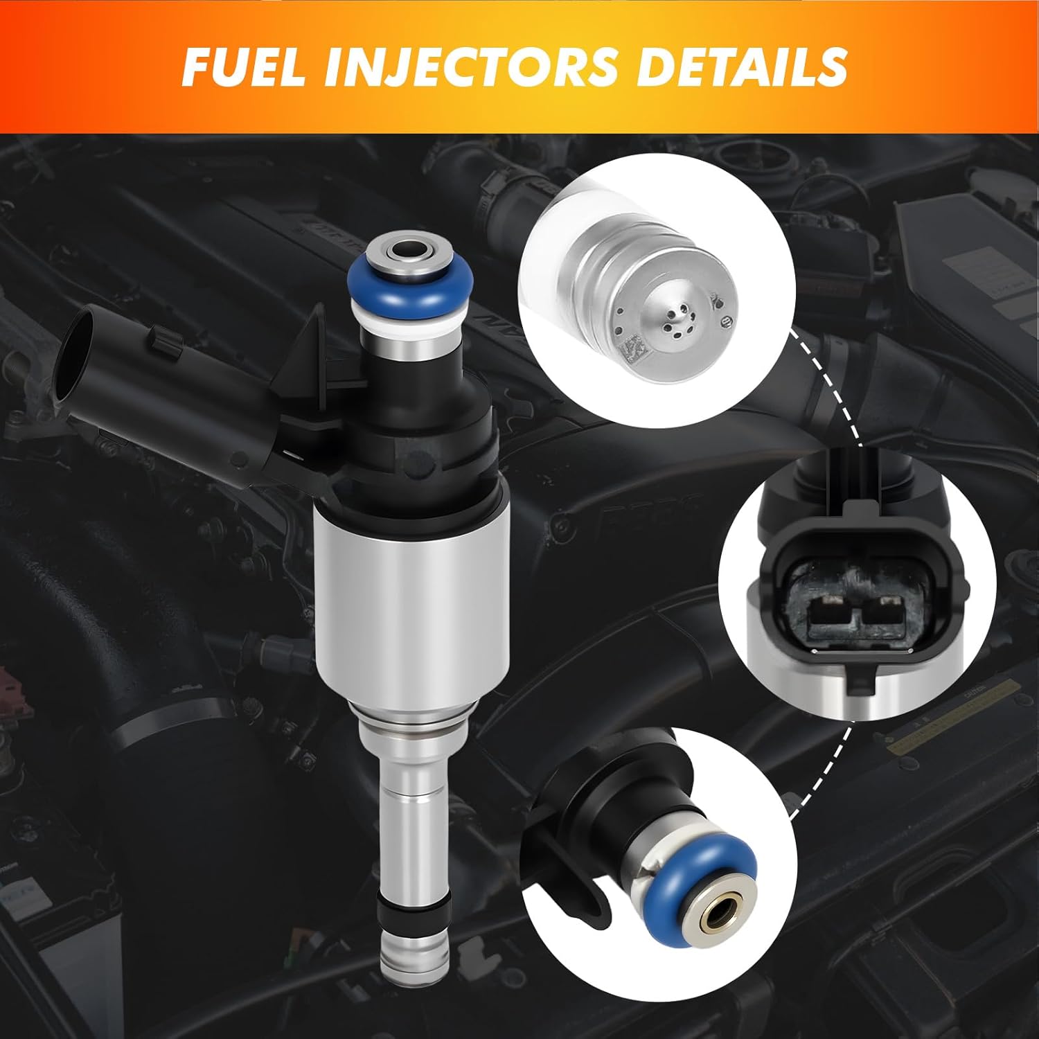 2014-2017 Fuel Injector Fit for Hyundai Elantra 2014-2017, Tucson 2014-2015, for Kia Forte Forte5 2014-2016, Soul 2014-2016 2.0L Replace FJ1286, 35310-2E500