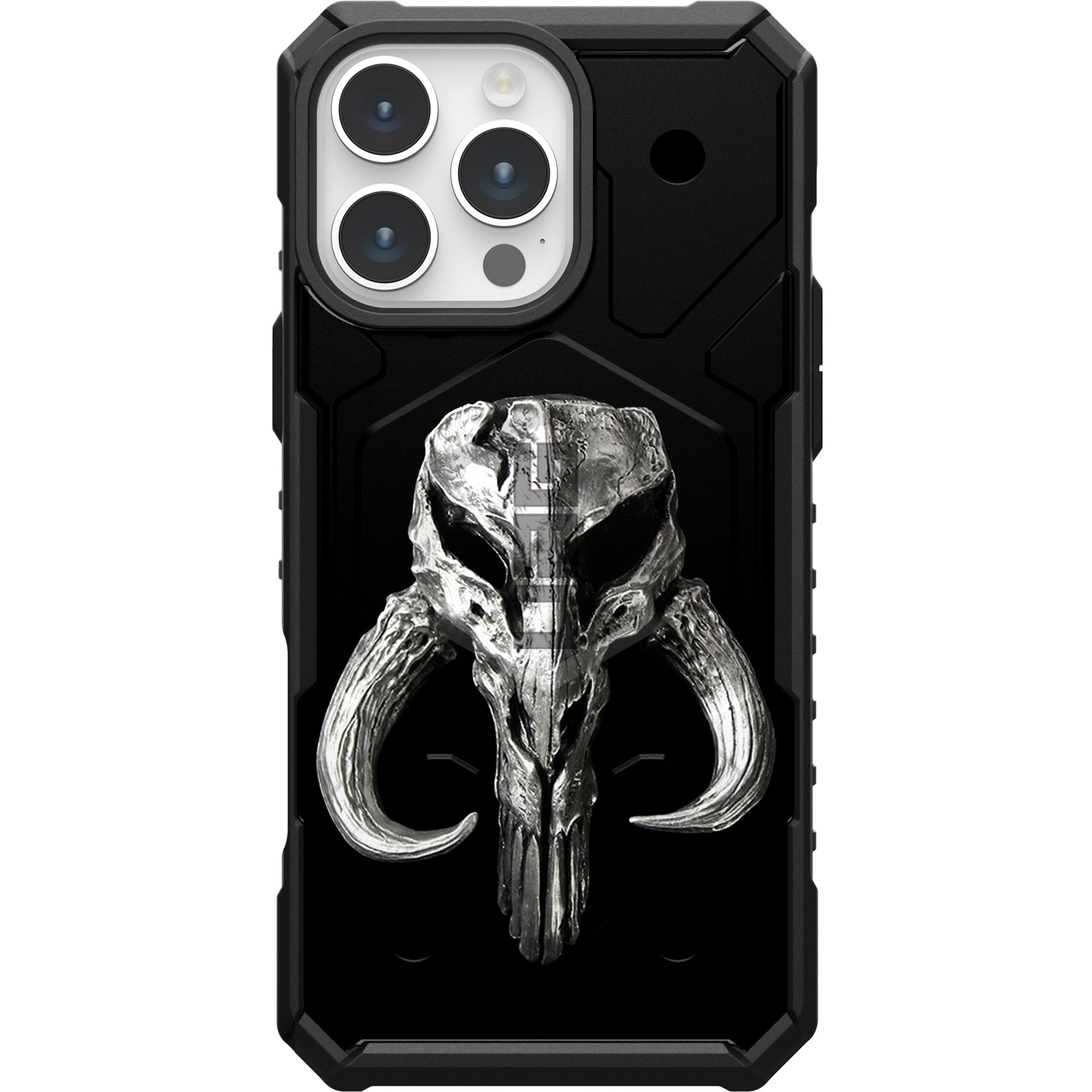 EGO TACTICAL UAG Urban Armor Gear case Compatible with MagSafe for iPhone 16 Pro Max [6.9" Screen] Limited Edition Printed in The USA Mythosaur Pewter
