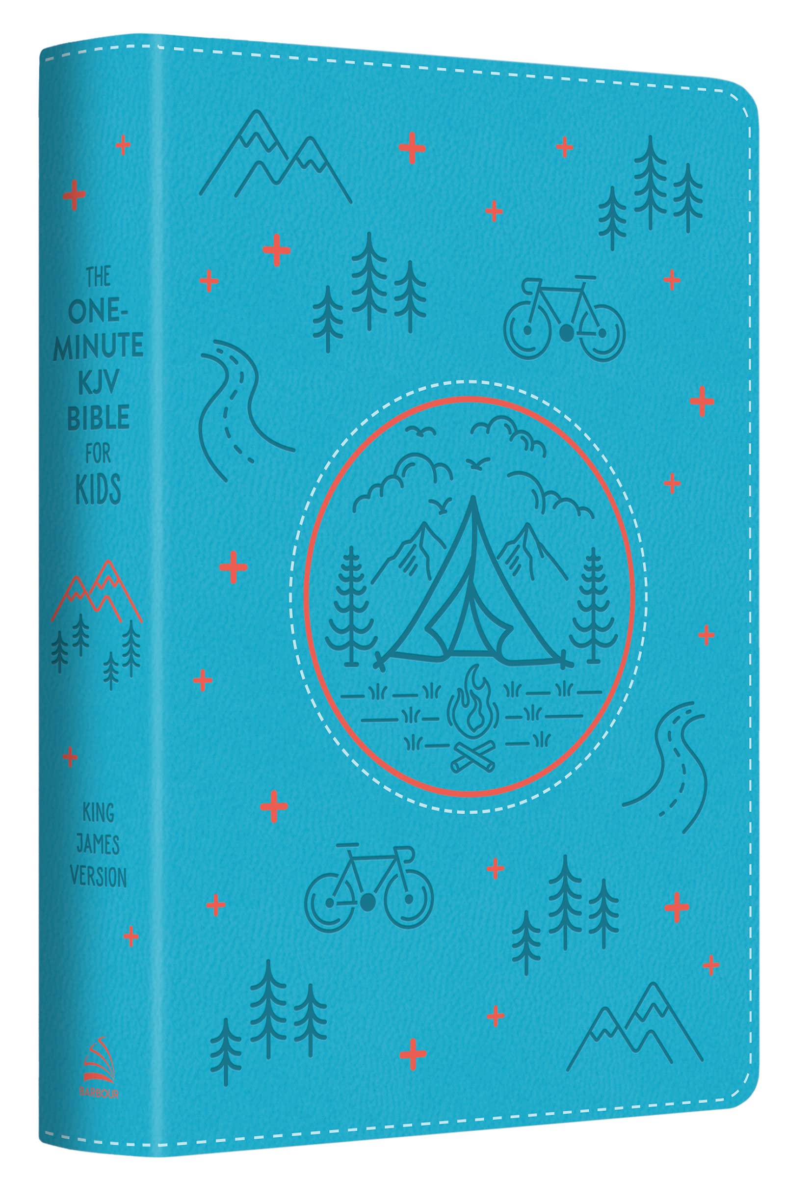 Barbour Publishing The One-Minute KJV Bible for Kids [Adventure Blue]