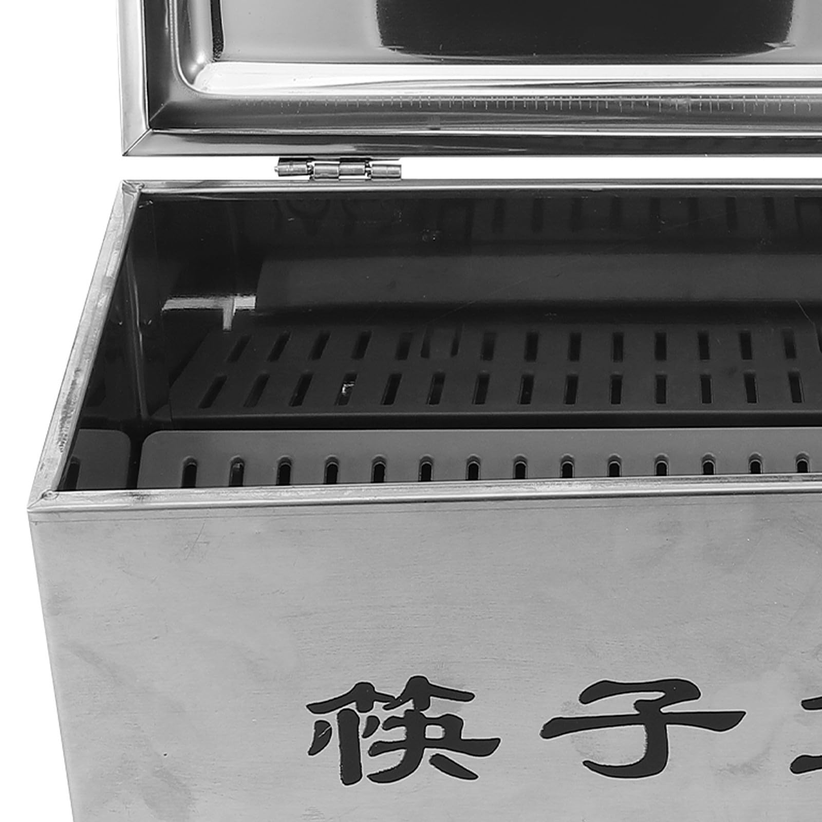 Toyvian Porta Palillos de Acero Inoxidable, Caja Tapa, Plata