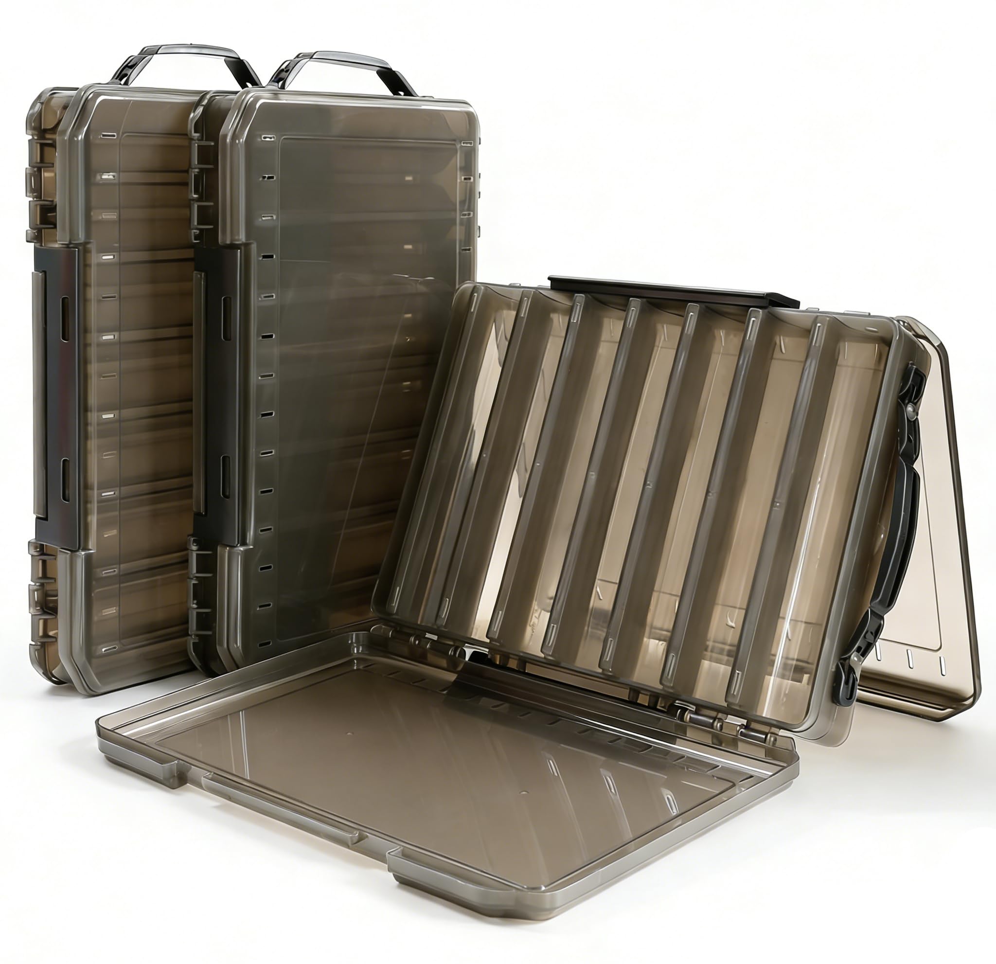 Fishing Tackle Boxes Lure Organizer: 2 Packs Hard Bait Storage Box