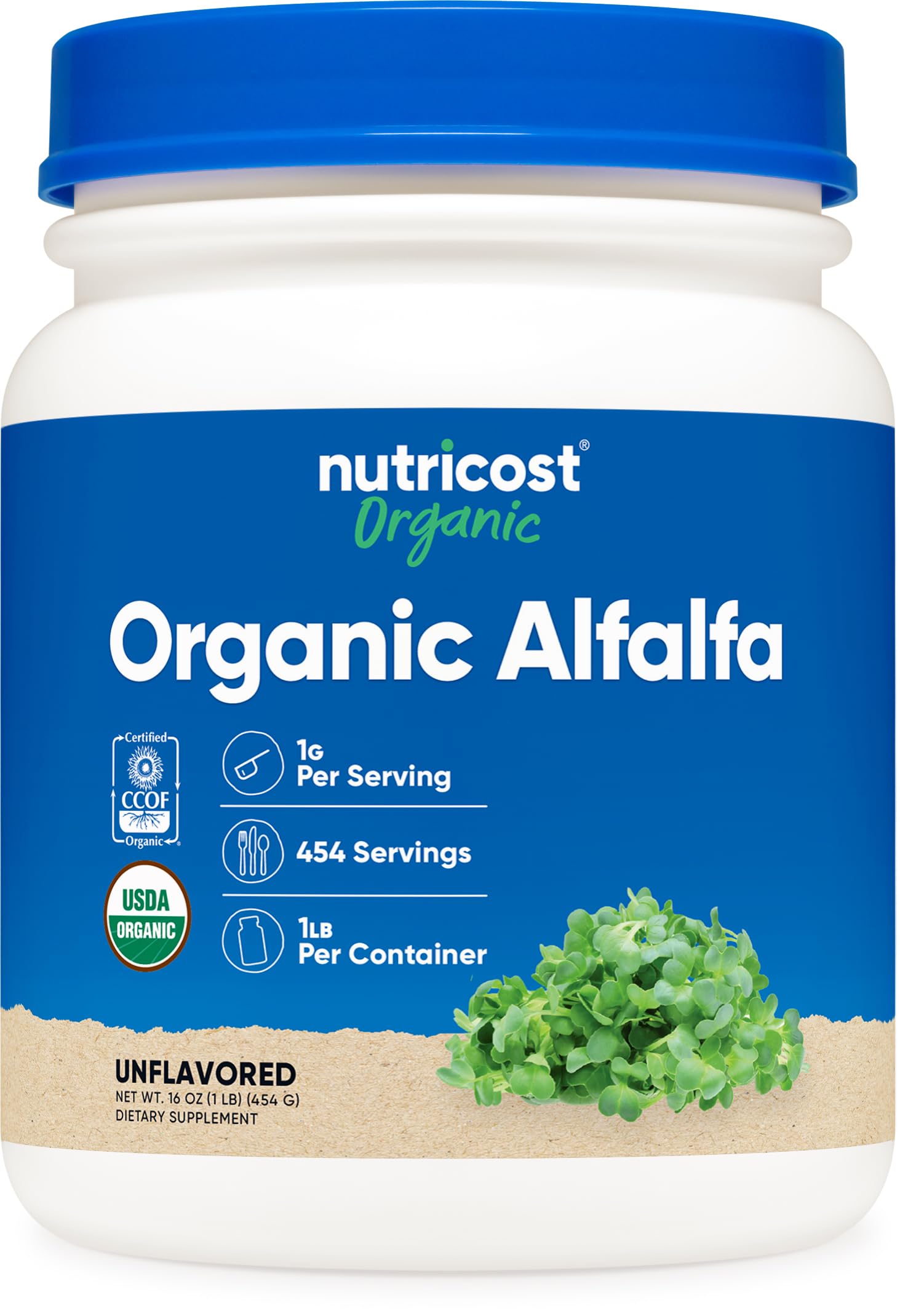 Nutricost Organic Alfalfa Powder
