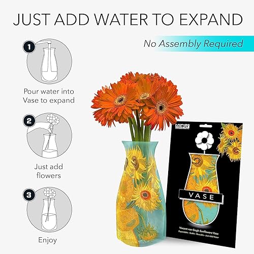 Miniatura 4 de MODGY Florero extensible de plástico decorativo moderno para centros de mesa de flores, decoración de mesa de comedor, sala de estar, baño, oficina,