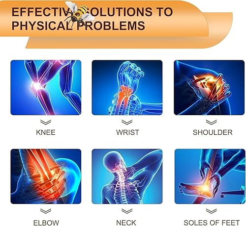 Crema para articulaciones y huesos de veneno de abeja, crema de alivio de articulaciones de veneno de abeja, cuidado de las articulaciones para