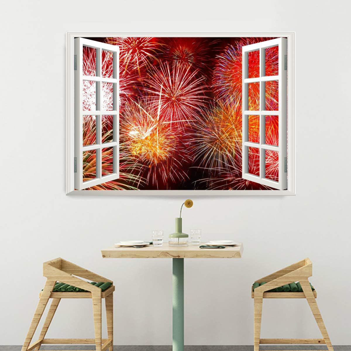 大切な人へのギフト探し Nd 花火 インテリア タペストリー 夏 だまし絵 花火大会 風景 大きい 壁 布 デザイン４ Sungaipenuhkota Go Id
