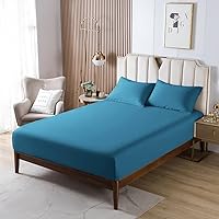 Vista 89 de HENGWEITEXT 18 Inch Cal King Sheets Deep Pocket,4 Piece Sheet Set Breathable and Cooling,Microfiber Sheet Set Deep Pocket,Wrinkle Free Shrinkage &