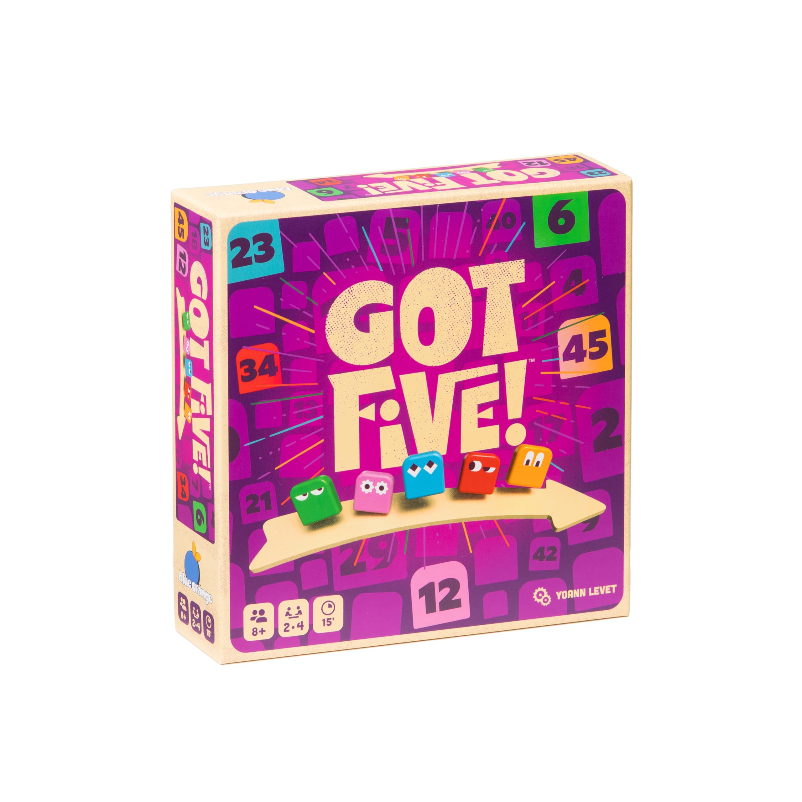 Blue Orange - Got Five - Gioco di Società - Logica e Deduzione - Piastrelle - Ideale tra amici o familiari - Da 8 anni