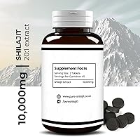 Vista 6 de Pure Himalayan Shilajit Tablets 90 unidades 10000mg-20% ácido fúlvico Cápsulas de suplemento Shilajit de máxima potencia Alto en minerales traza