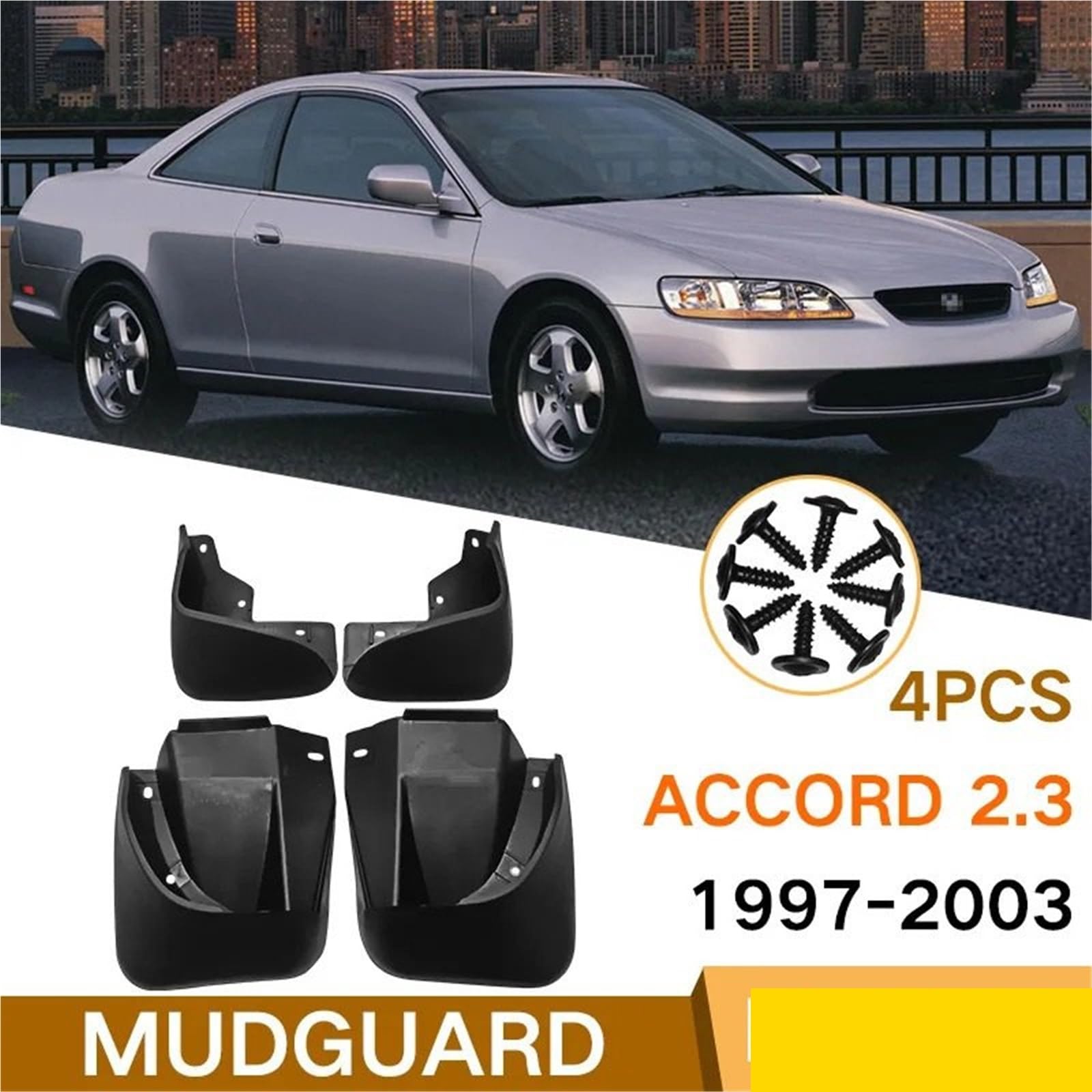 Błotniki samochodowe Pasuje do Honda 6. Generacji Accord 2.3 (1997-2000 2001 2002 2003) błotniki akcesoria do błotników