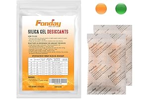 Fonday Rechargeable Silica Gel Desiccant Packets (4-Pack)