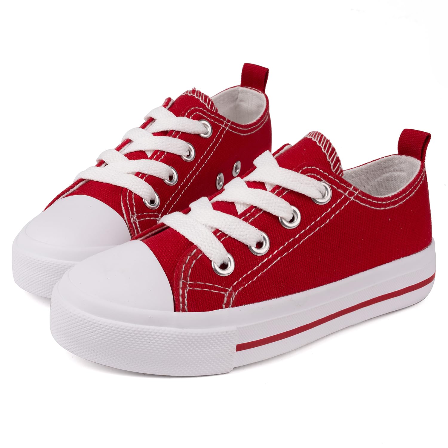 Toandon Girls Boys Kids Sneakers Canvas Shoes Toddler Child Low Top