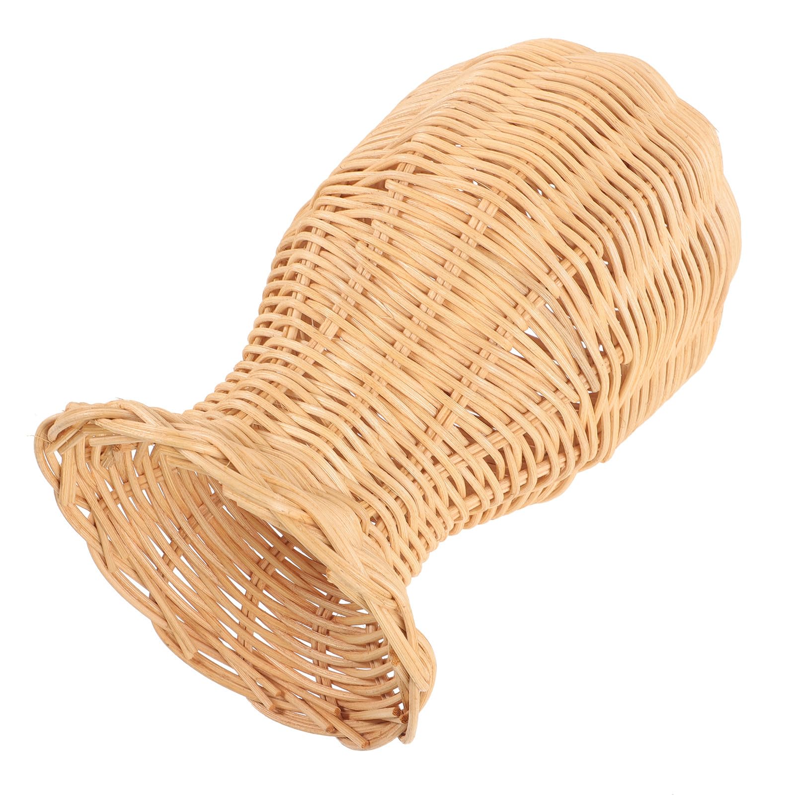 Présentoir à chapeau en rotin tressé BETOOKY support tête haut de gamme beige