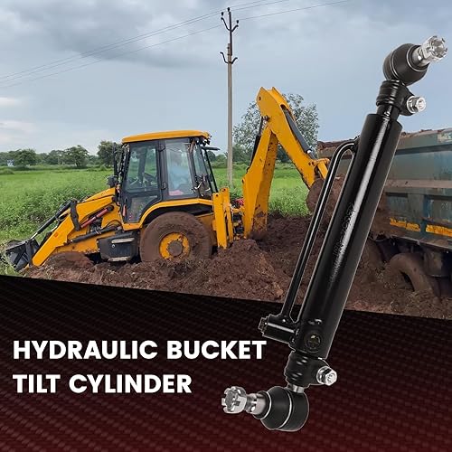 Miniatura 9 de TOPAZ 2 cilindros de dirección asistida D128454 234447A1 234466A1 apto para cargadores de retroexcavadoras de caso 480B 480C 480D 480F 480LL 580C