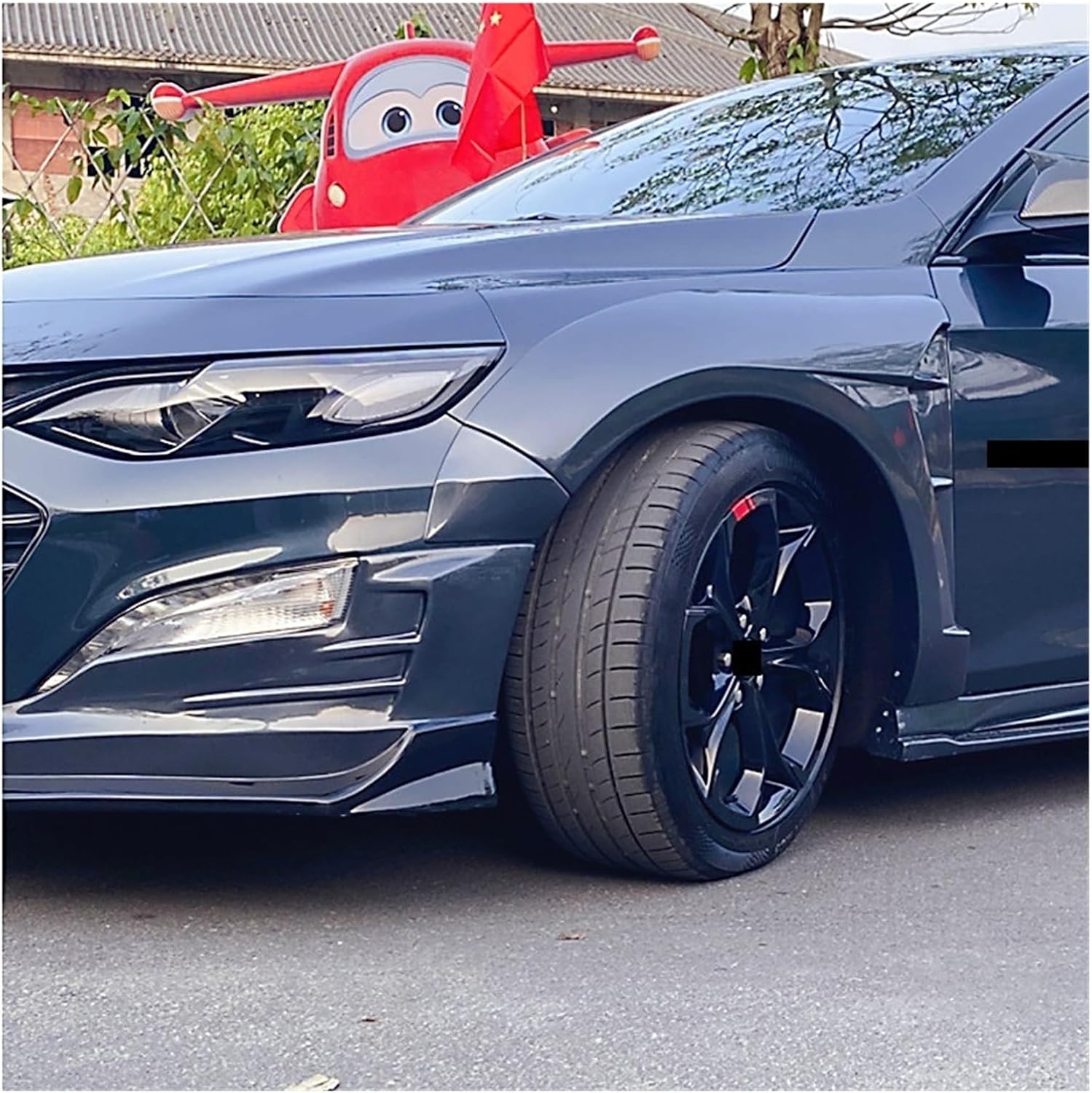 Compatible with 2019-2024 Chevrolet Malibu XL Car Wide Bodykit Fender Flares Arch Wheel Eyebrow Lip Protector Trims Accessories Parts