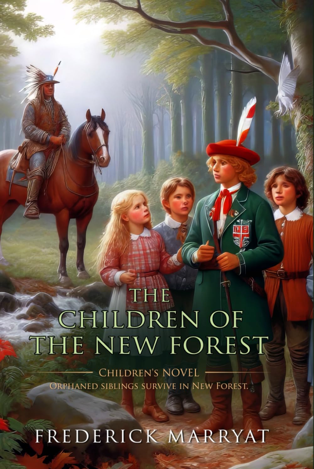 The Children of the New Forest: Complete with Classic illustrations and Annotation