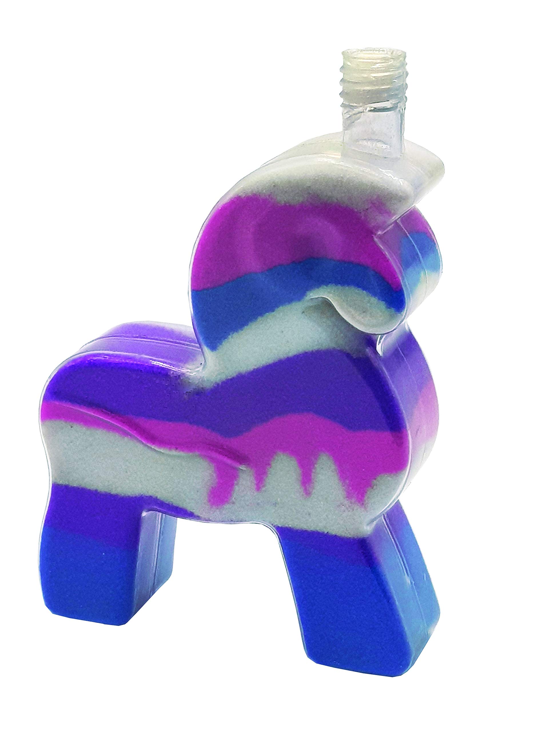 AMAV Unicorn Sand Art Glitter & Glow Kit for Kids, Arts & Crafts