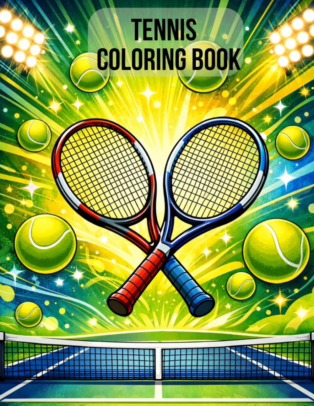 Tennis coloring book: Tennis coloring book for kids, My First Activity Book: Tennis
