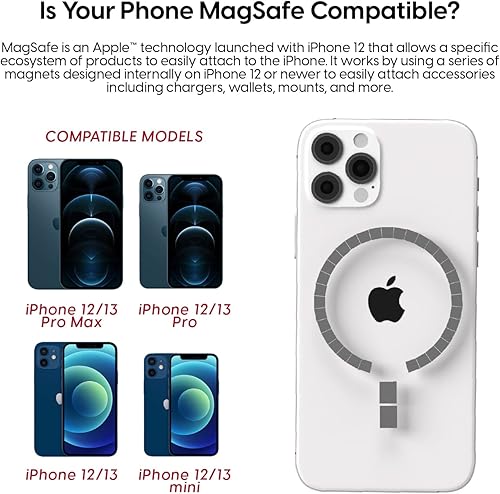 Miniatura 2 de TALK WORKS - Soporte magnético de escritorio compatible con iPhone 1515 Pro15 Pro Max, 1414 Plus14 Pro14 Pro Max, 1313 Mini13 Pro13 Pro Max, 1212