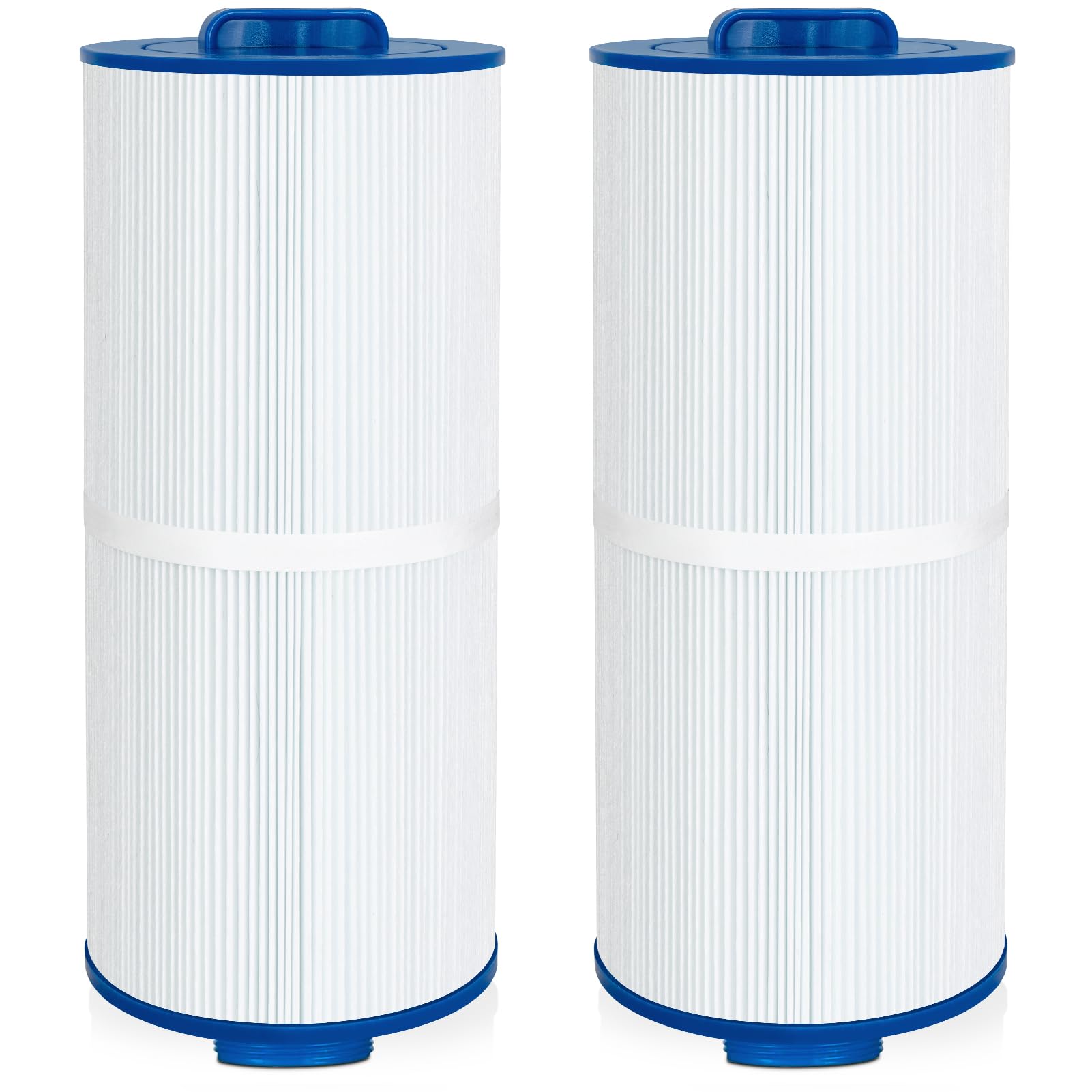 Future Way Hot Tub Filter Replacement for Jacuzzi J-300, J400, 6541-383, Replace Pleatco PJW60TL-F2S, Unicel 6CH-960, Filbur FC-2800, Spa Filter, 60 Sq. Ft, 2 Pack