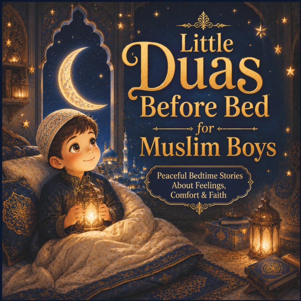 Little Duas Before Bed for Muslim Boys: Peaceful Bedtime Stories About Feelings, Comfort & Faith for Muslim Children Ages 4–8
