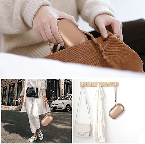 Miniatura 6 de Estuche portátil 2 en 1 para lentes de contacto y funda para lentes, estuche de contacto de viaje con kit de almacenamiento de remojo incluido