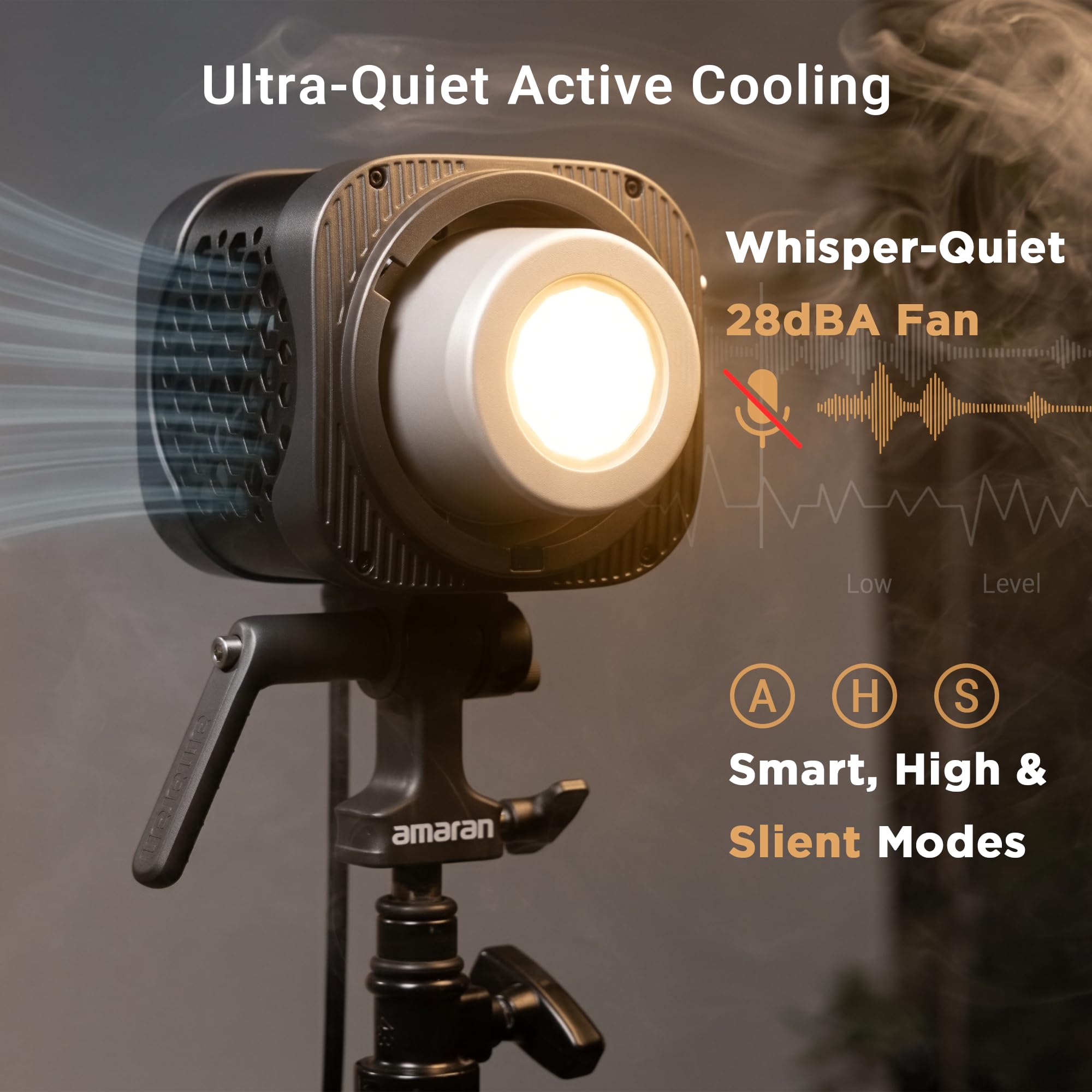 Amaran Halo 200x Luce Video LED COB Bicolore 200W Illuminazione Continua 2700K 6500K Controllo NFC App e DMX Attacco Bowens per Fotografia Studio Registrazione Video e Dirette Streaming