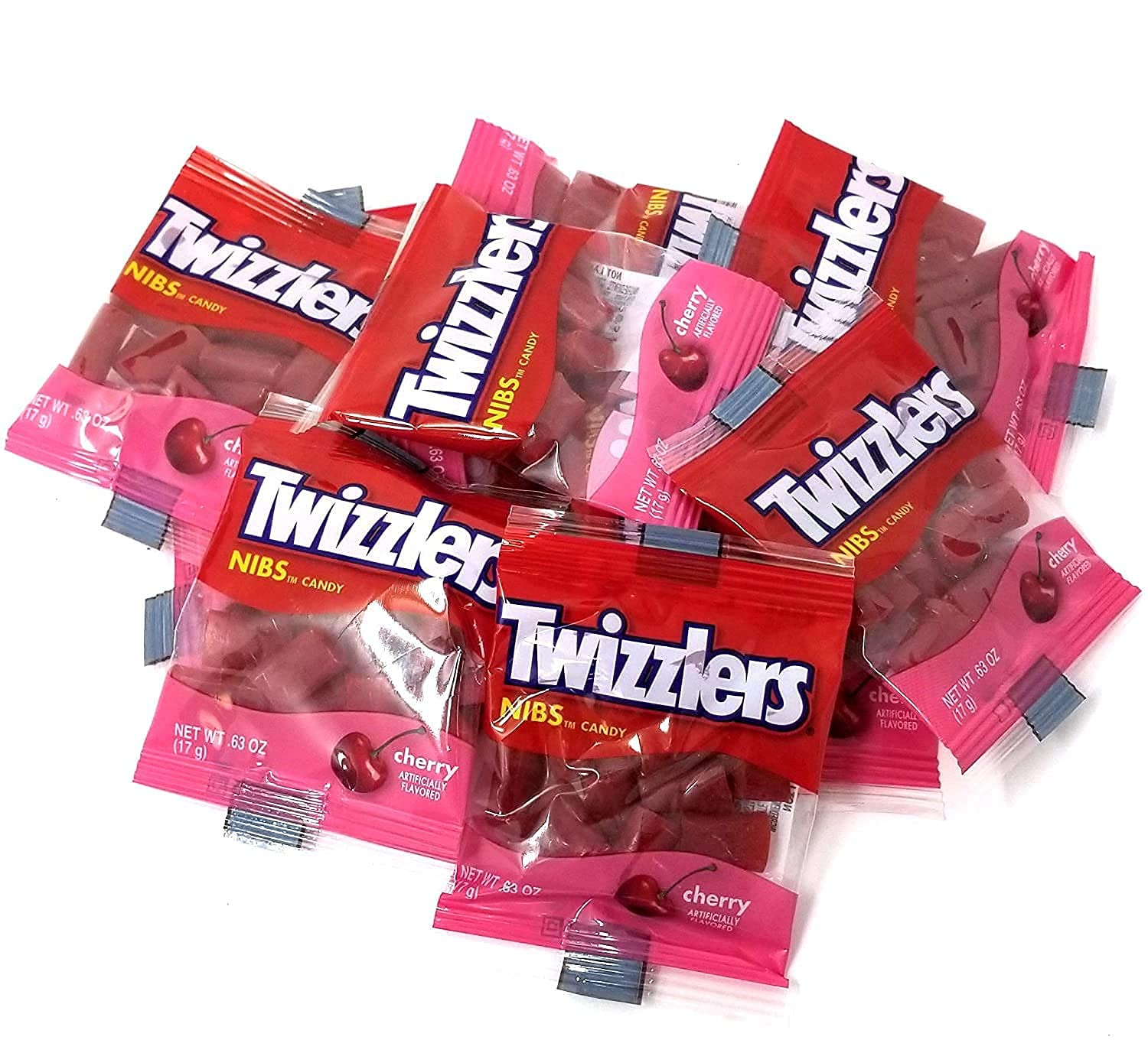 Buy CrazyOutlet TWIZZLERS NIBS Cherry Flavored Licorice Candy Fun Size