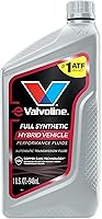 Vista 1 de Valvoline Líquido de transmisión automática sintética completa ATF para vehículos híbridos 1 cuarto de galón