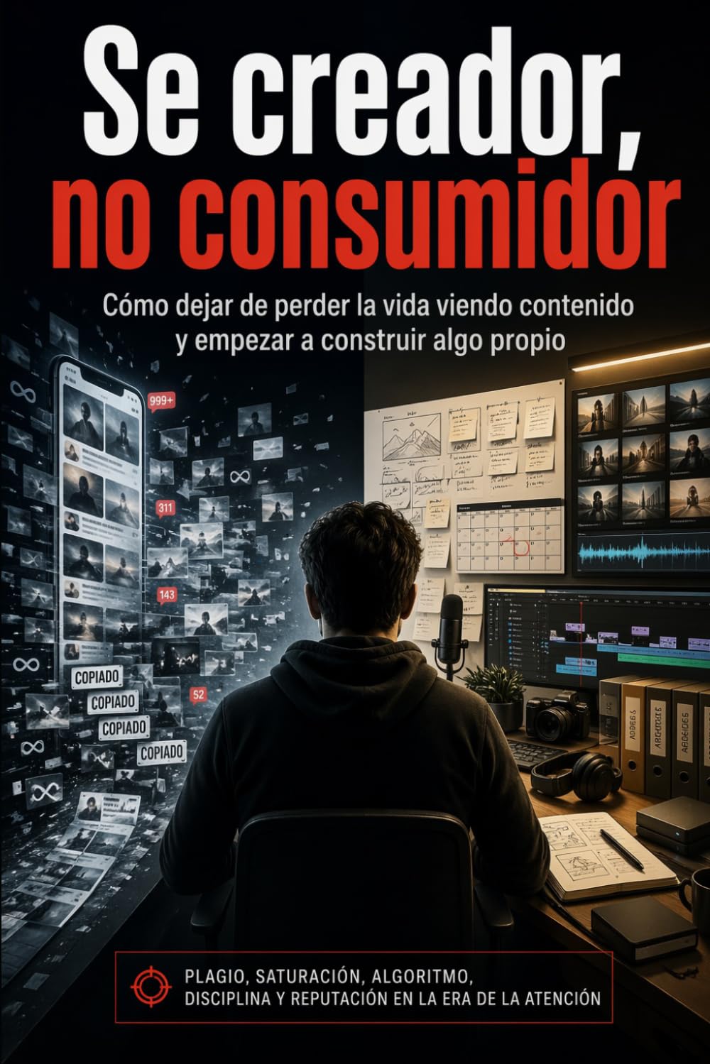 Sé creador, no consumidor: Cómo dejar de perder la vida viendo contenido y empezar a construir algo propio
