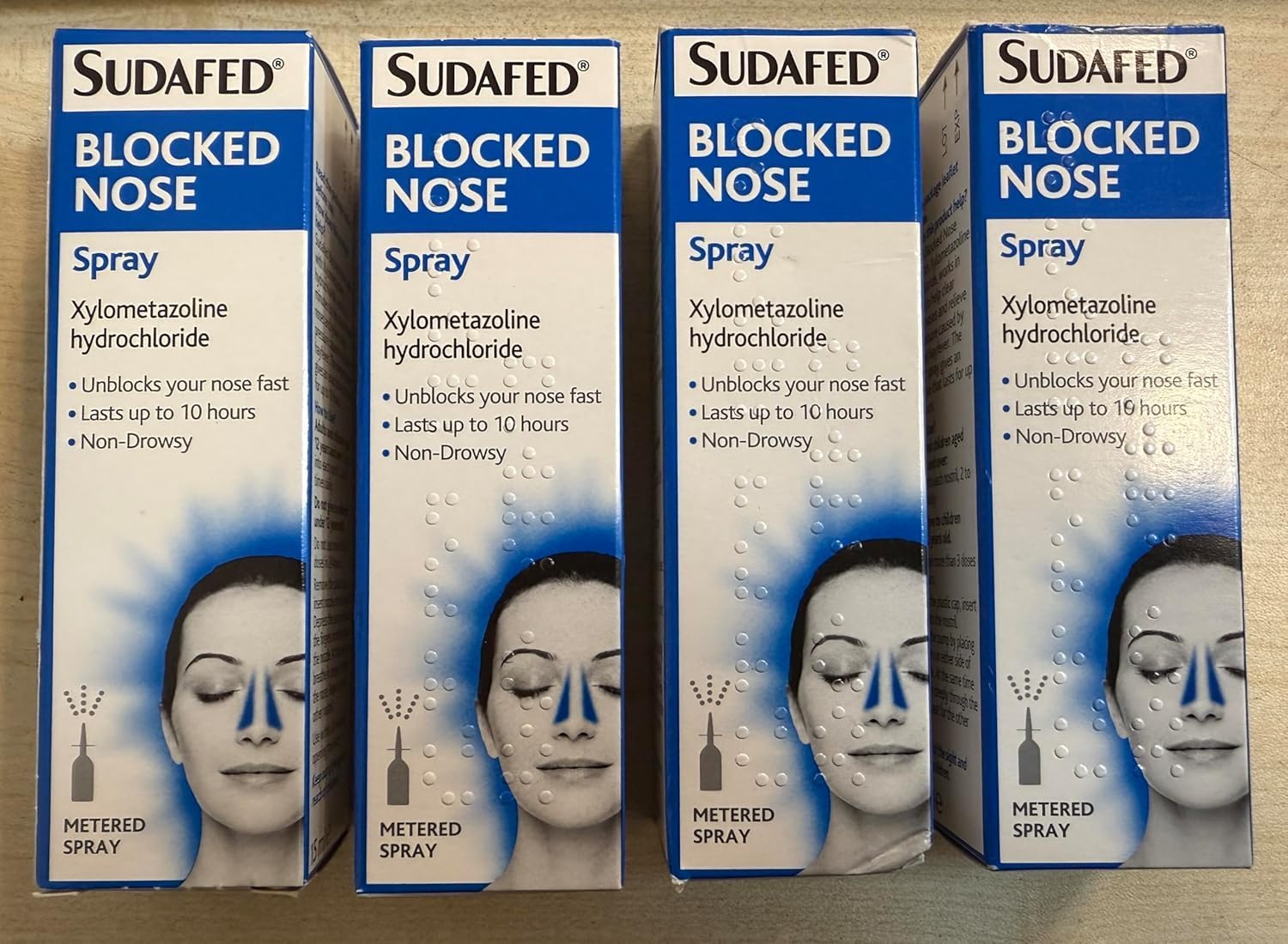 Sudaffed Nasal Spray Original 10ml (4 Pack)