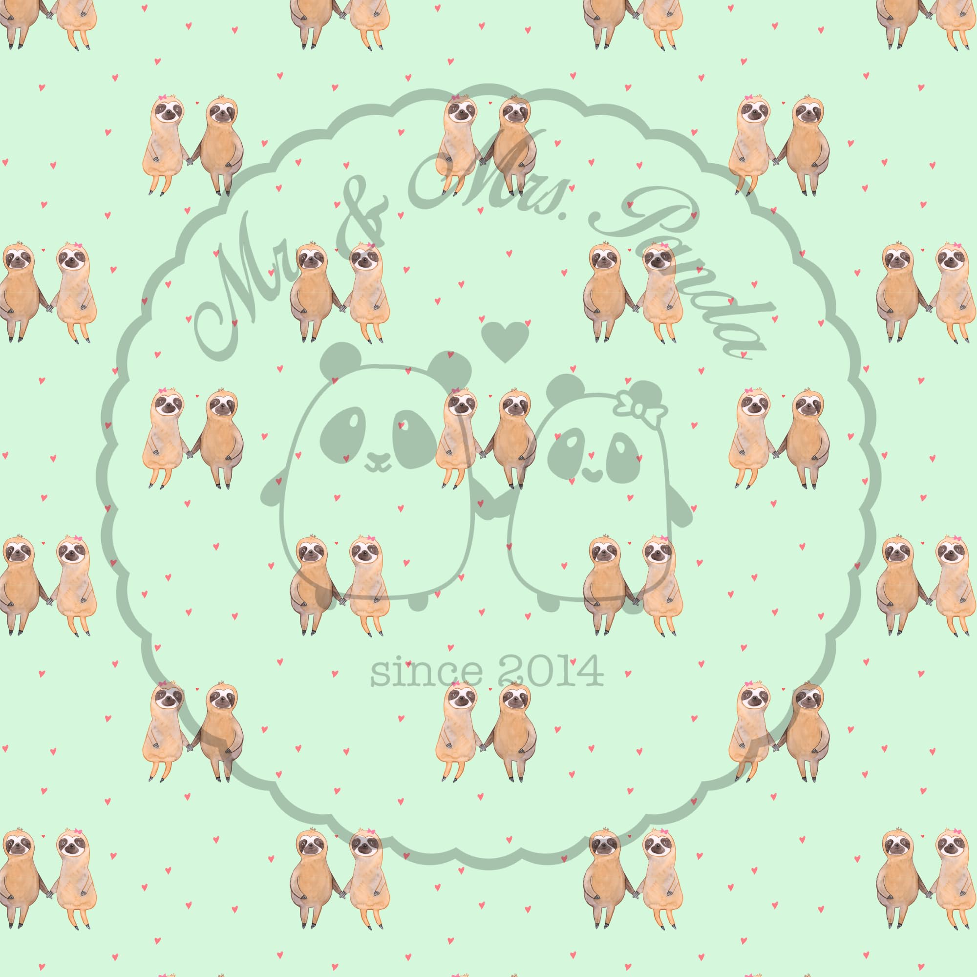 Mr. & Mrs. Panda Bettwäsche Kinder Faultier Pärchen - Geschenk, Deko, Liebe, Kinderbettwäsche Set, Verlobt, Kleinkinder, Beziehung, Kinderbettgarnitur