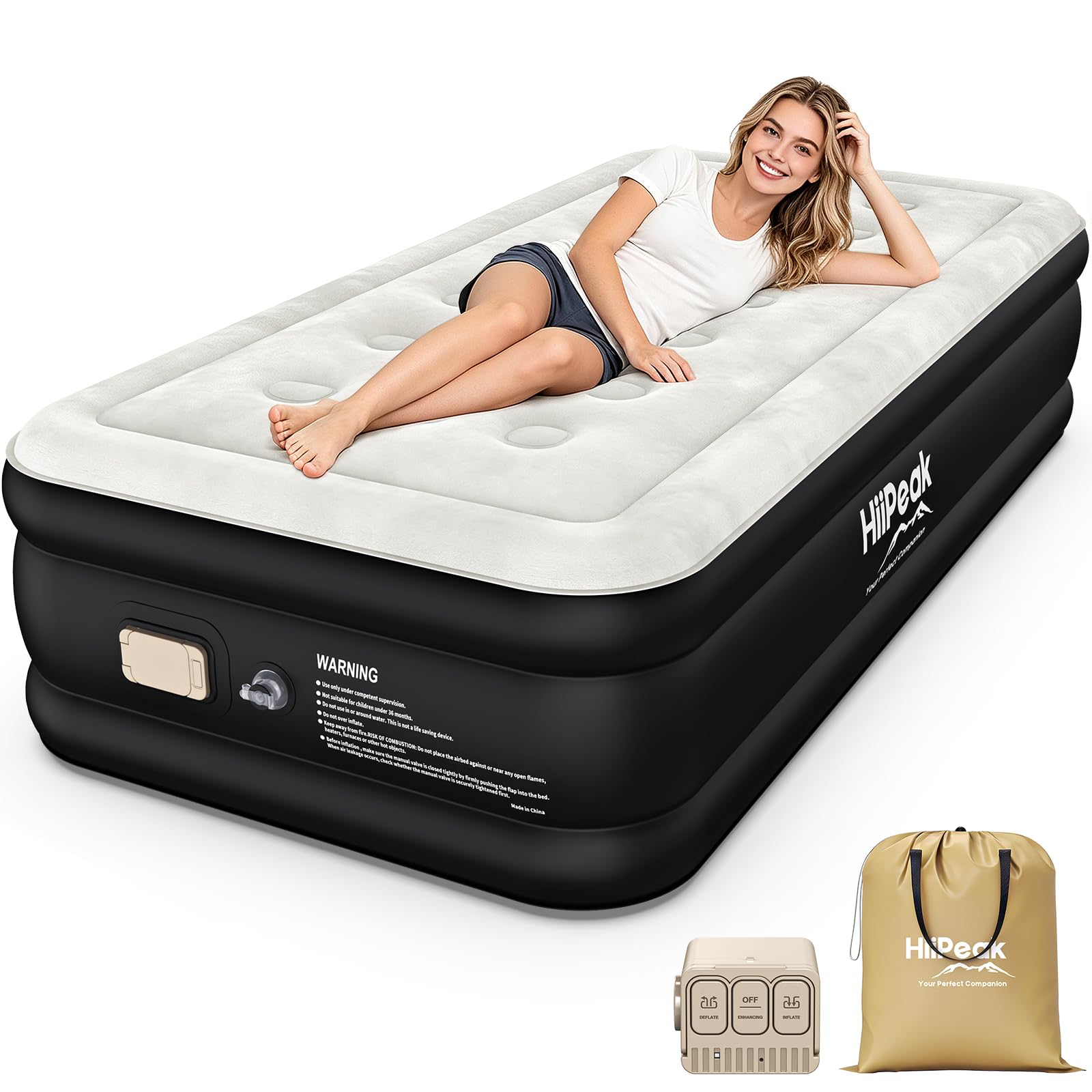 HiiPeak Luxury Twin Air Mattress