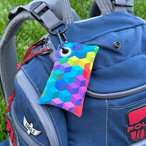 Miniatura 25 de HYZER HOUND DISCS Disc Golf Chalk Bag Seca tus manos en el calor del verano Se fija a la bolsa con un mosquetón Mejora el agarre de tu mano