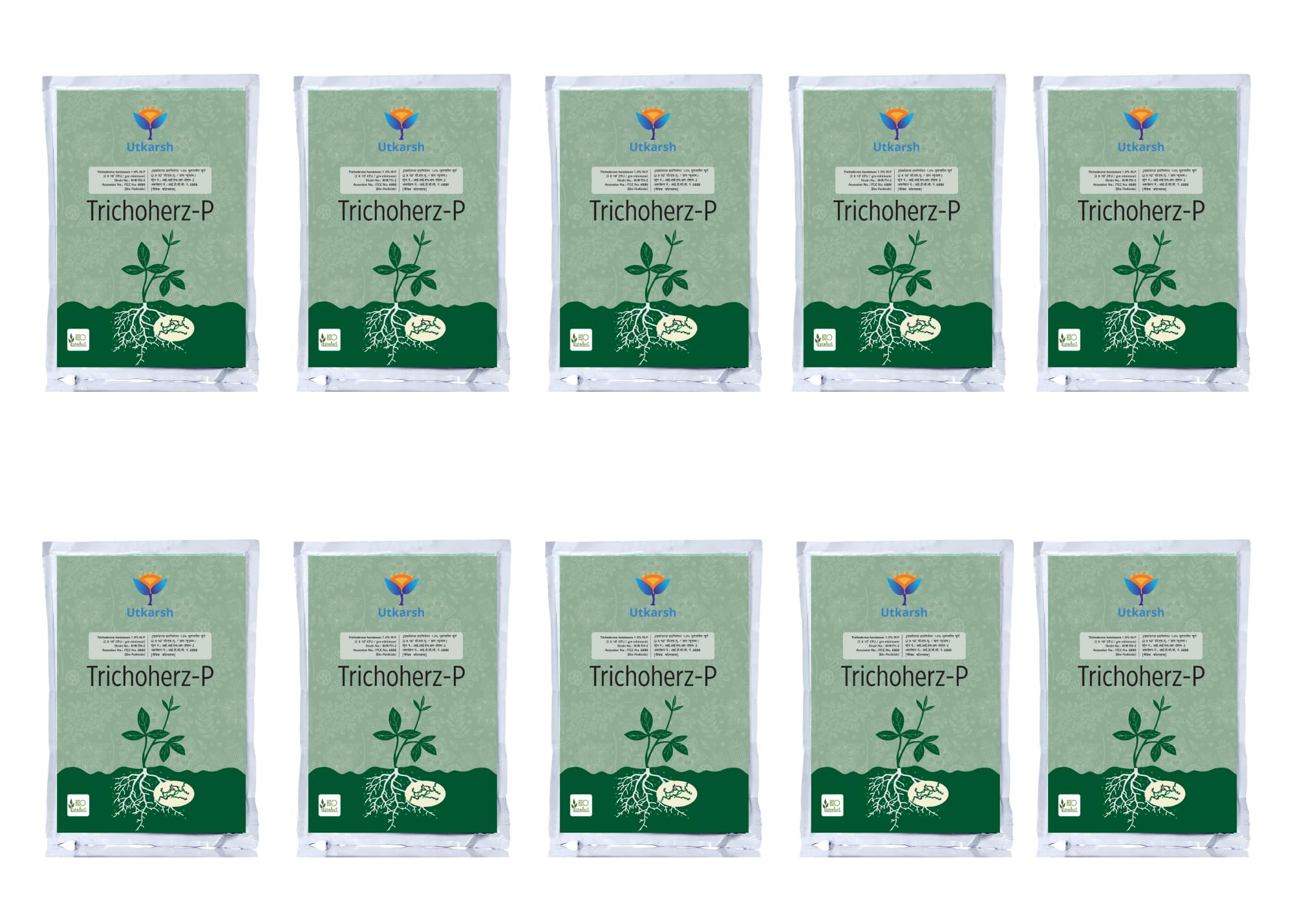 Utkarsh Trichoherz-P (Trichoderma Harzianum 1% WP 2 x 10^6 CFU/gm) for Plants, Crops and Home Gardening (10 Kg; Pack of 10 of 1 Kg) (B0D78Y91C3) Amazon Price History, Amazon Price Tracker