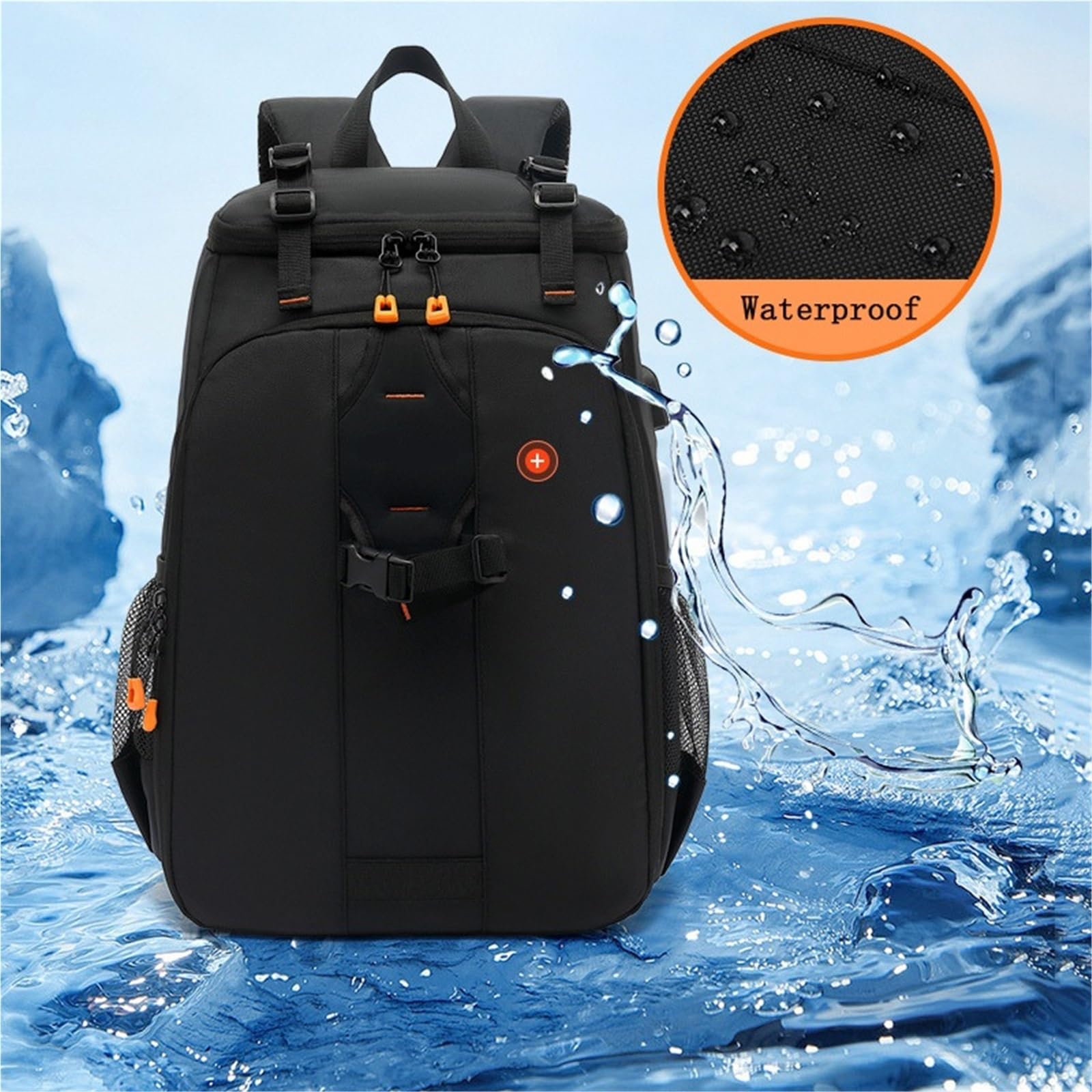 Mochila Fotografia Mochila de viaje impermeable trípode vídeo DSLR bolsa gran capacidad fotografía hombro for cámara
