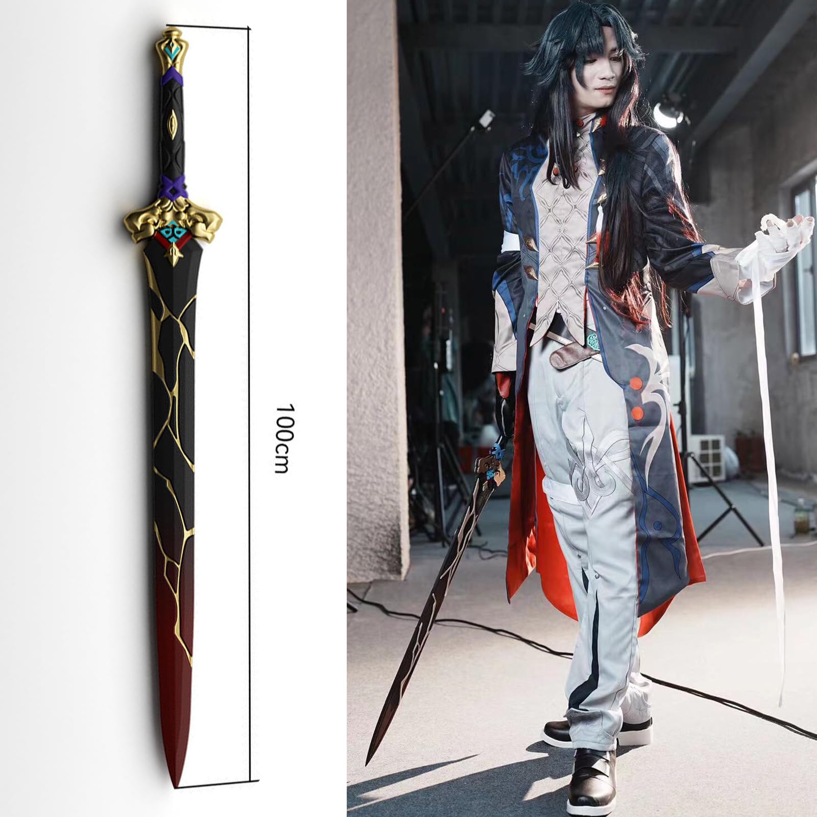Amazon.co.jp: Plazhen 崩壊スターレイル コスプレ 道具 刃 武器 剣