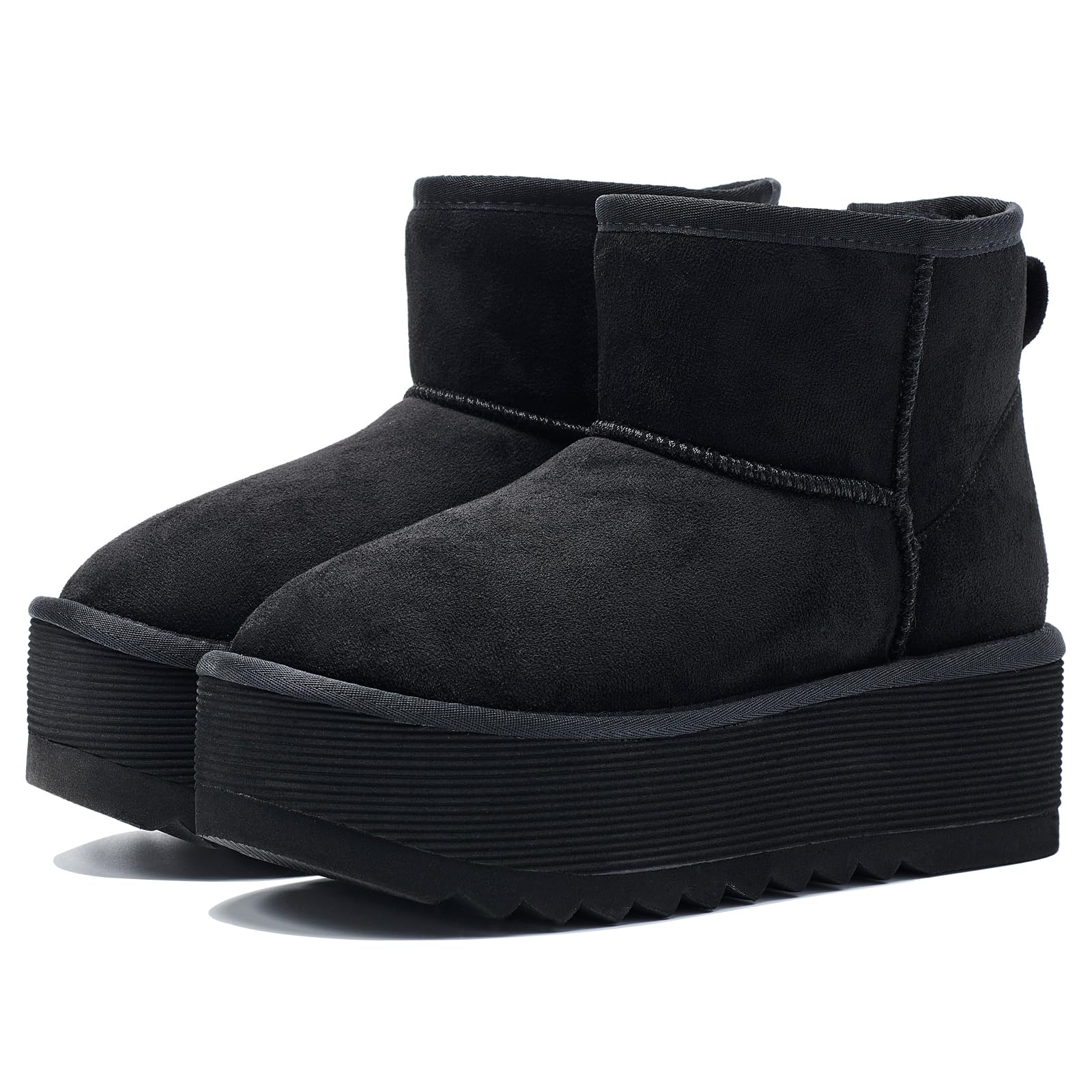Shenduo Mujer Invierno Botines Nieve y Suela Gruesa