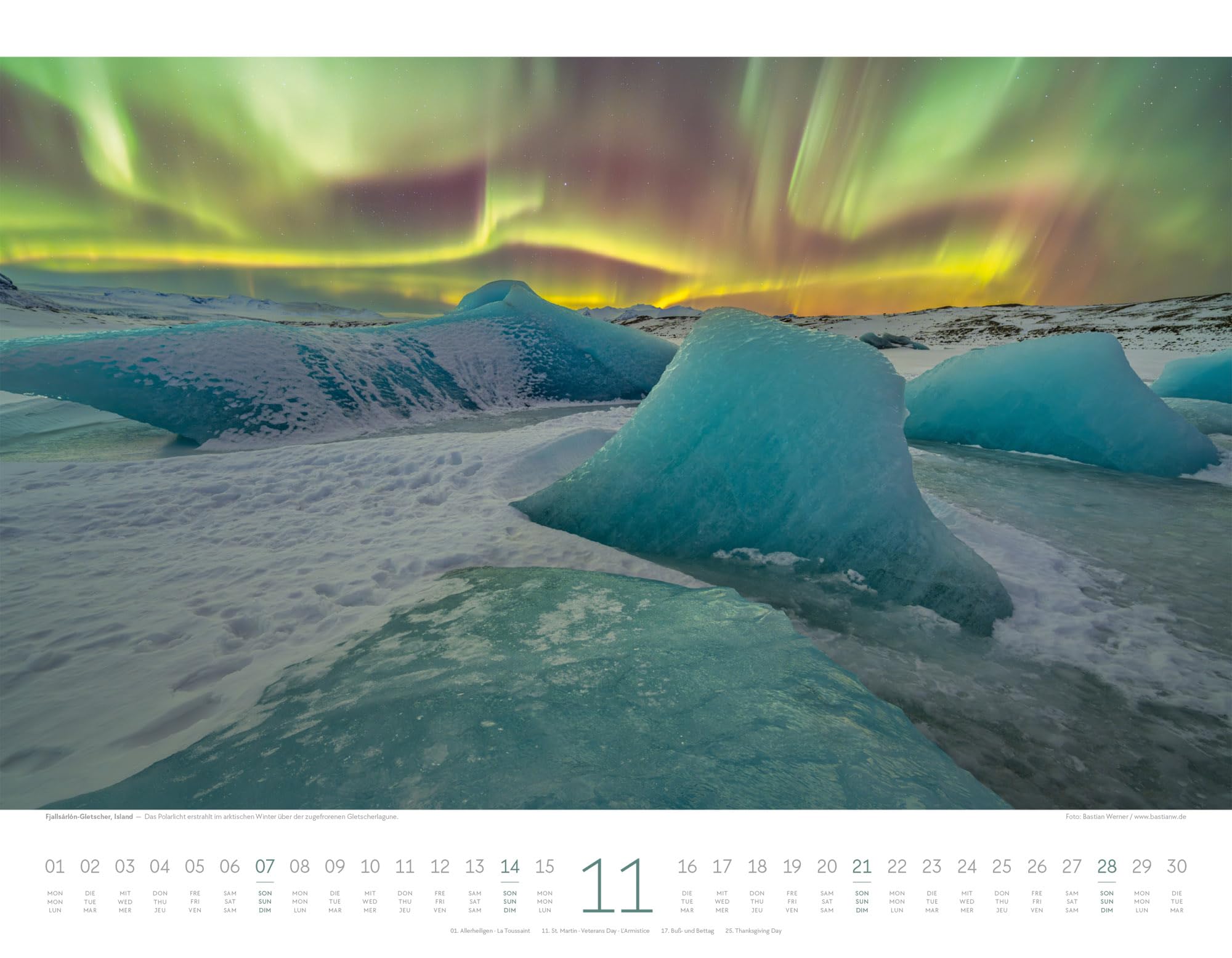 Naturkräfte Kalender 2027 | Wetterphänomene und Naturgewalten: Spektakuläre Wetterfotografie im großen Querformat (54x42 cm) | Wetterkalender