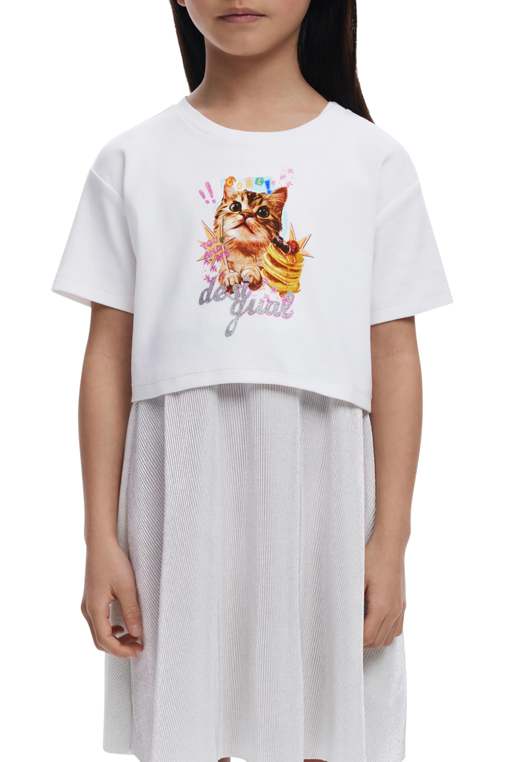 Desigual 25wgvk11 Dress Bambine e Ragazze