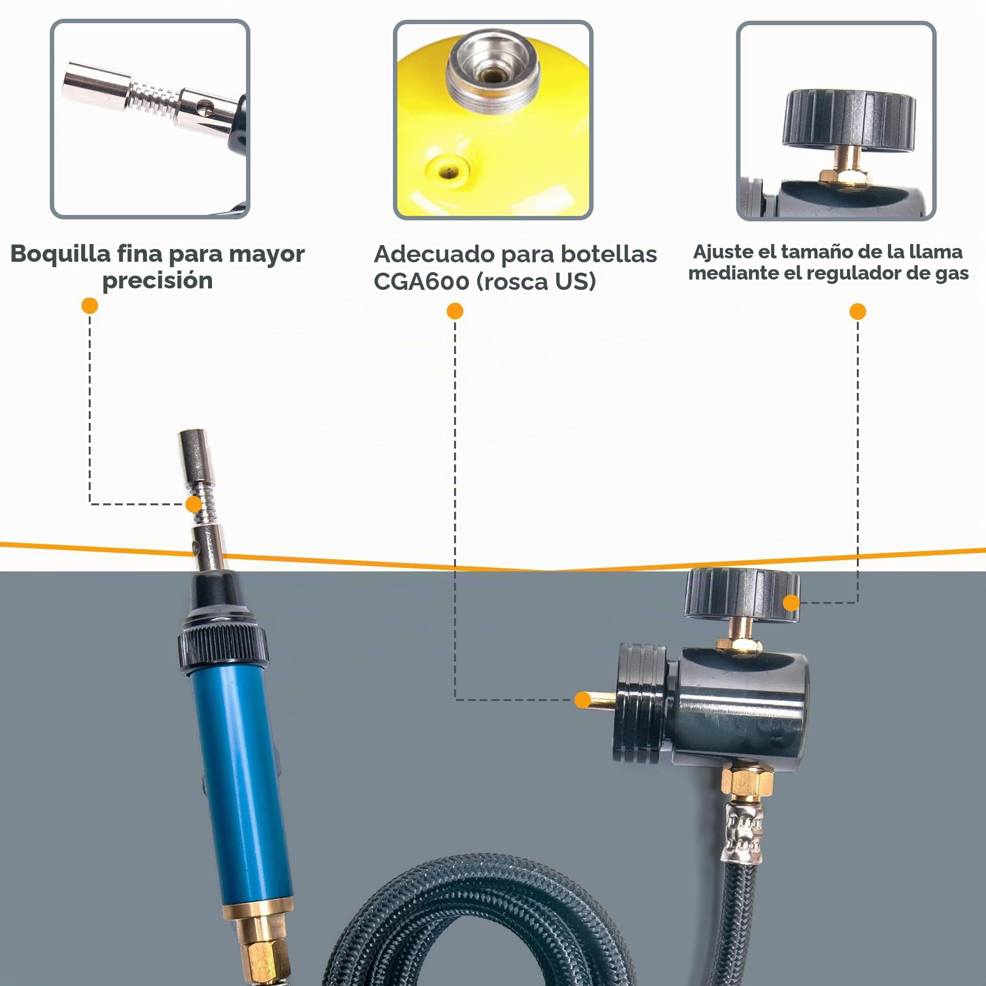 LavaTap Kit de soldadura de plomo boquilla fina propano Mapp antorcha de gas para soldadura detallada modelismo fabricación joyería soldadura