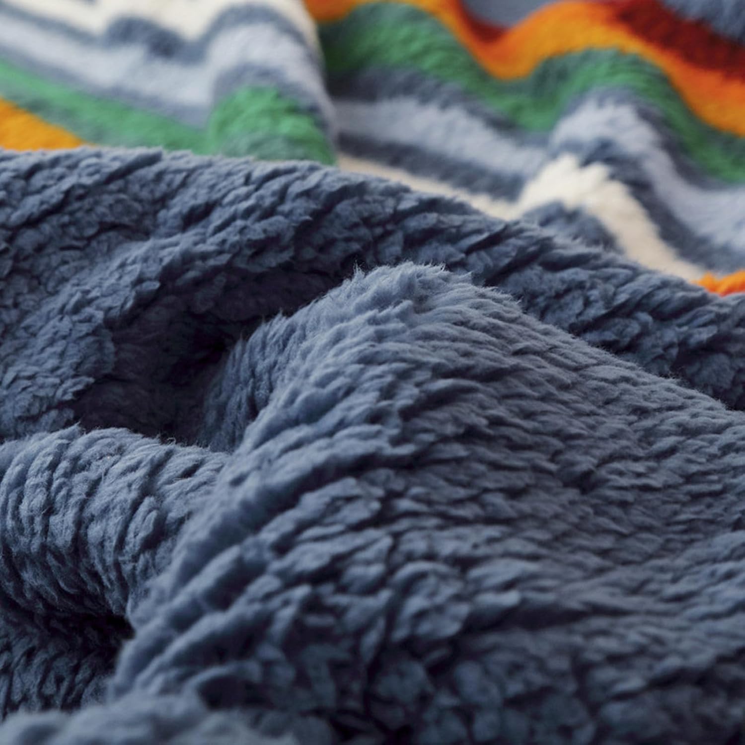 UKELER Boho Sherpa Fleece Blanket 60'' × 80'', Ultra Soft Aztec Throw Blanket for All Season, Native American Cozy Blanket for Couch Bed Sofa Office Camping - Image 5