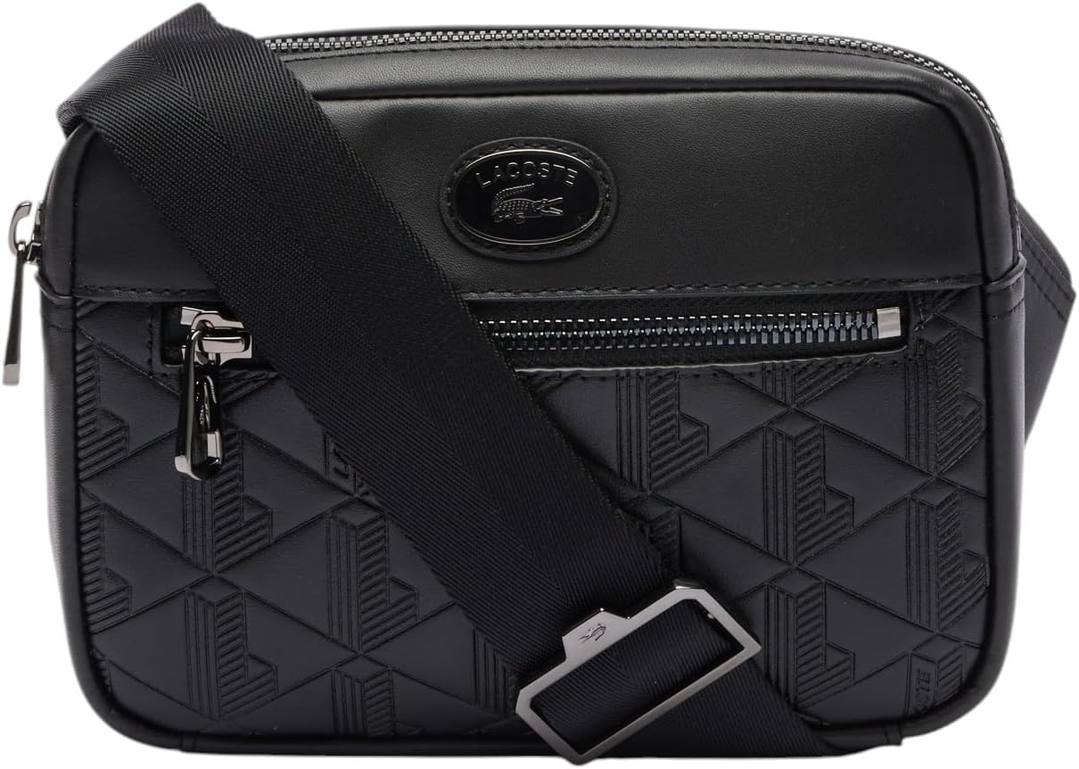 Embossed Monogram Shoulder Bag