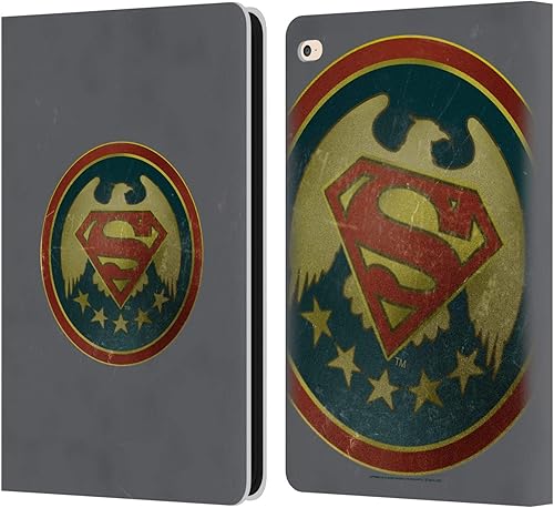 Miniatura 13 de Head Case Designs Funda de piel con licencia oficial de Superman DC Comics Classic Logos compatible con Apple iPad 9.7 2017 / iPad 9.7 2018