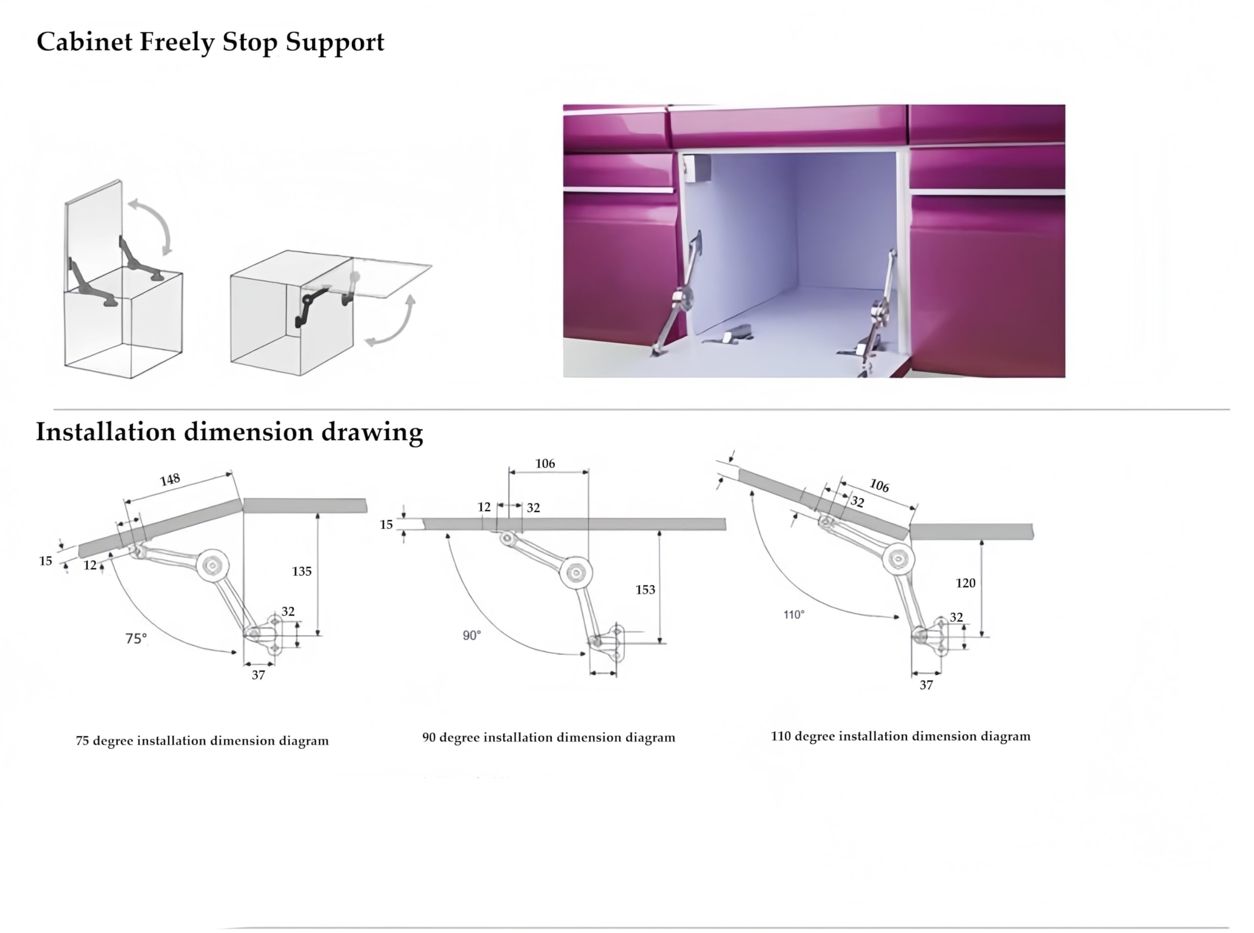 Soft Close Cabinet Hinges - 2 Pack -4 Soft Close Cabinet Hinges - 2 Pack -4
