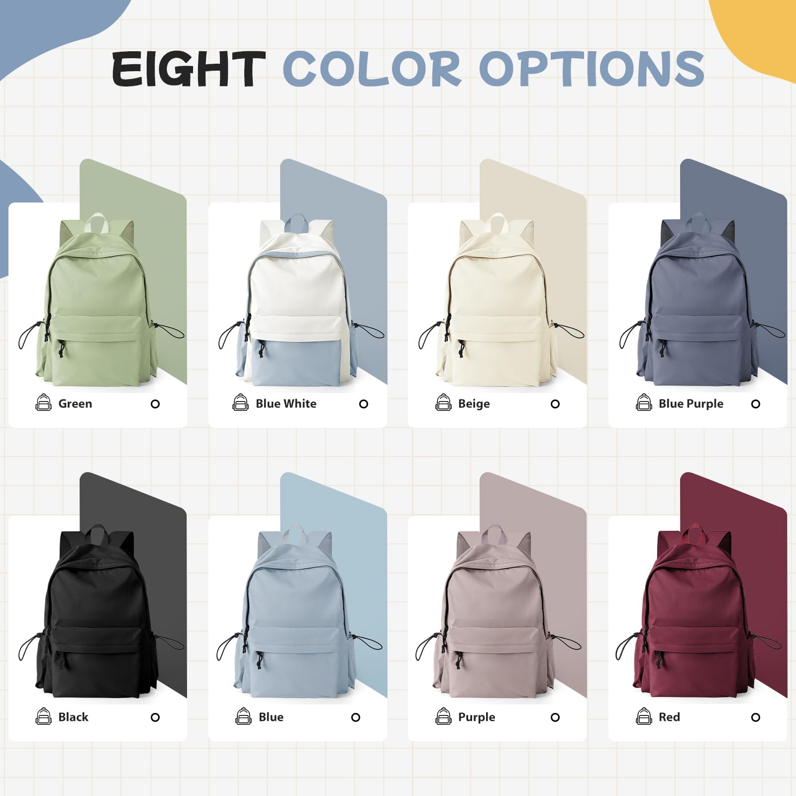 HYC00 Mochilas Escolares,Mochila Escolar Adolescente Mochilas Colegio Niña Mochila Instituto Chica mochila Universitaria Mujer Mochila Portatil Mochilas Tipo Casual Backpack para Escolar Viaje Trabajo