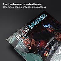 Vista 8 de Boundless Audio Fundas para discos de vinilo - 50 fundas exteriores premium para discos de vinilo - 32,39 cm x 32,39 cm, resistentes, de 3 mil